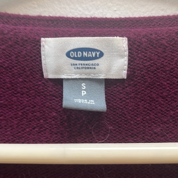 Old Navy dark fuschia sweater - Picture 2 of 3